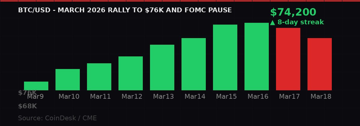 Bitcoin price chart March 2026 rally