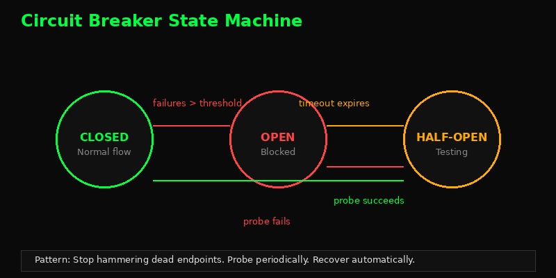 Circuit breaker state machine diagram