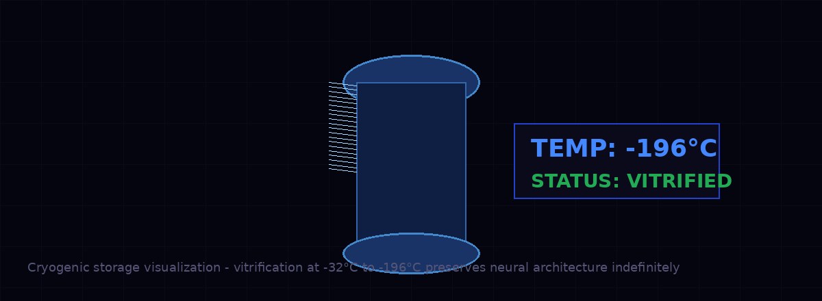 Cryogenic storage visualization