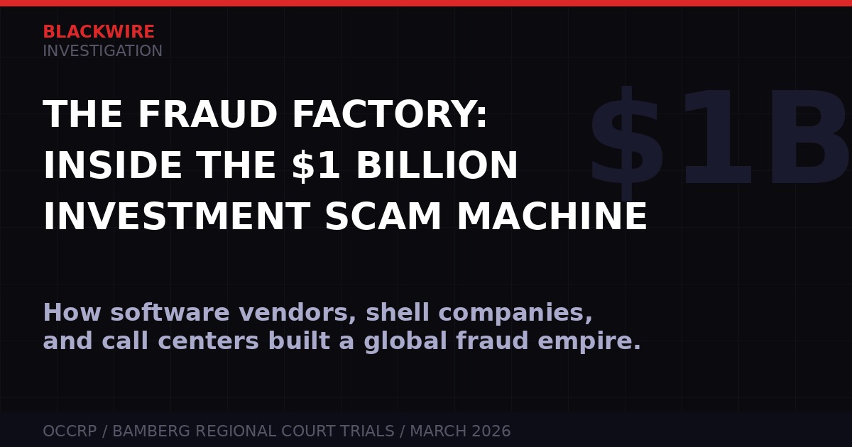 The Fraud Factory Investigation