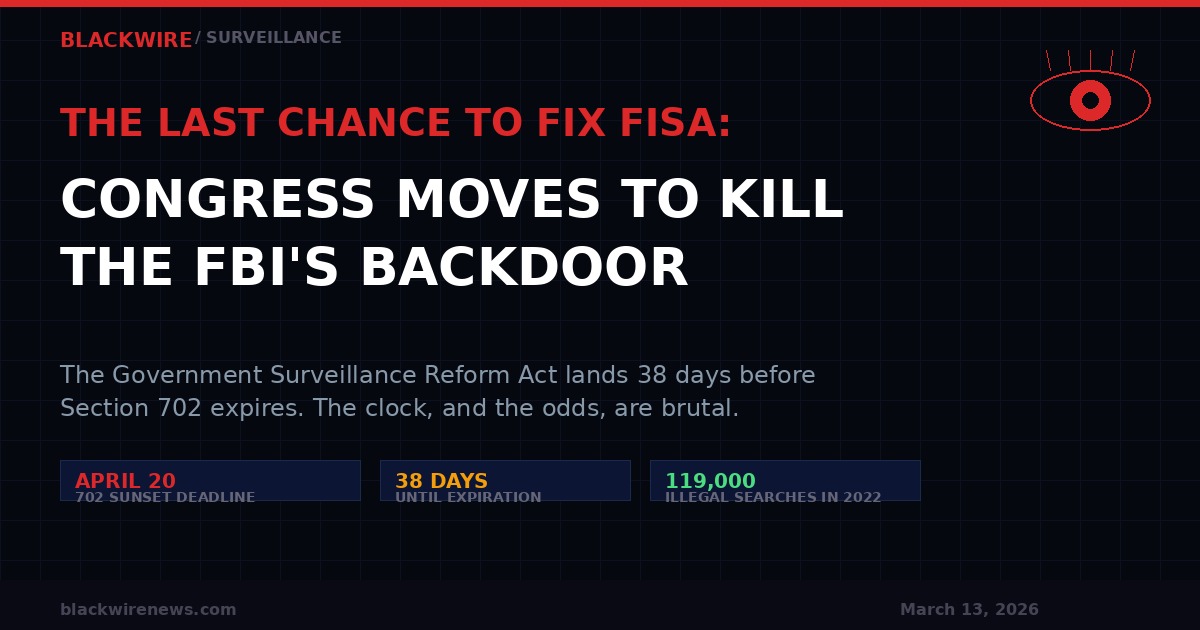 Government Surveillance Reform Act - Section 702 FISA reform