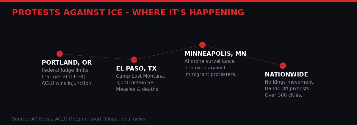 ICE Protests Across America - Where it's happening