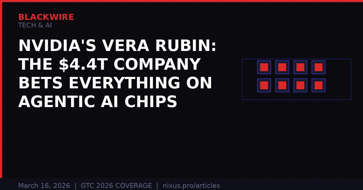 NVIDIA Vera Rubin GTC 2026 - BLACKWIRE