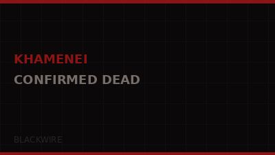 Khamenei Dead